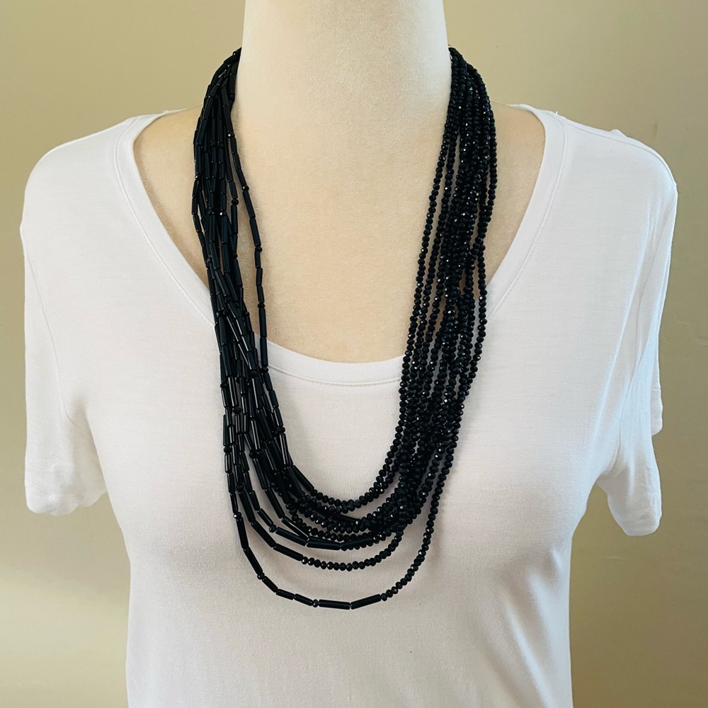 Long beaded necklace